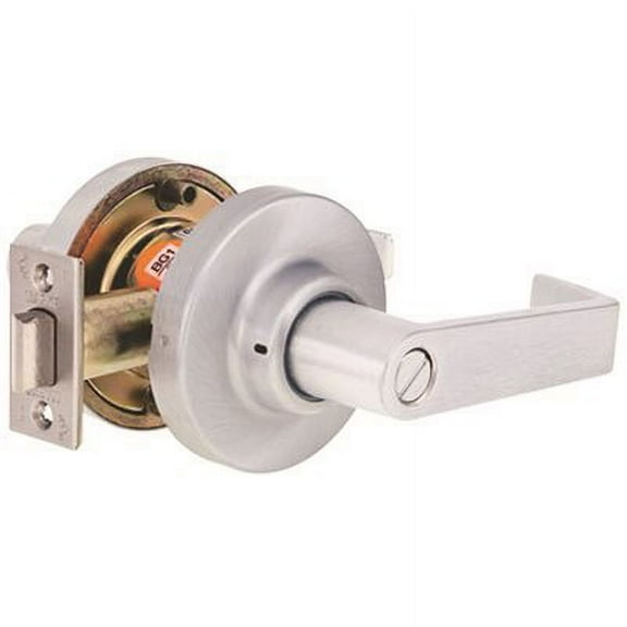 Marks Hardware 175L/26D-S1 Grade 2 Privacy Lever Lockset (Satin Chrome)