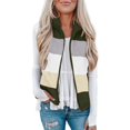 thumbnail image 2 of Baqcunre Winter Coats For Women Women'S Spliced Fashion Casual Sleeveless Pocket Zipper Coat Jackets For Women Womens Fall Fashion 2023 Army Green XL, 2 of 8