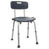 Equate Bath & Shower Chair with Back – 350 lb Capacity, for Elderly & Disabled
