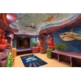 thumbnail image 2 of Tapis amusant pour enfant Surfeur multicolore nylon, 2 of 2
