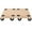 Natural + 2pcs 22.8" x11.2", variant on Furniture Moving Dolly, Heavy Duty Wood Rolling Mover with Wheels for Piano Couch Fridge Heavy Items, Securely Holds 500 Lbs (2pcs 15" Round Platform)