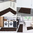 thumbnail image 5 of Black Christmas Cherry Pattern Kitchen Rugs Sets Of 2,Anti Fatigue Kitchen Mat Rugs Non Slip Washable,Decorative Kitchen Floor Mats for Kitchen,Sink,Laundry,17"x30"+17"x47", 5 of 7