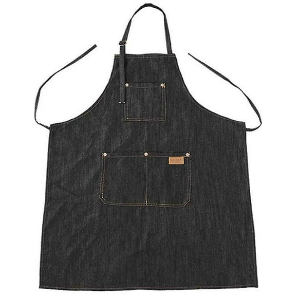 Unisex Waiter Work Apron Durable Canvas Carpenter Apron Multi-Pocket Tool Apron Thick Canvas Work Apron, Painter Apron, Hairdresser, Chef, Waiter, Tat