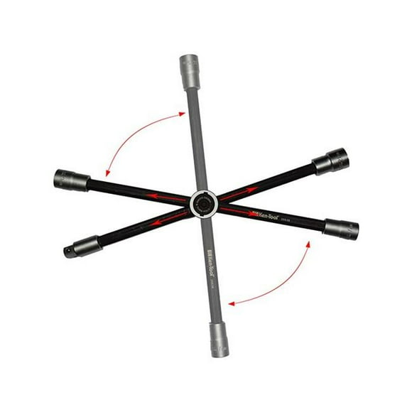Ken Tool KN35636 Easy Stow & Go 4-Way HD Lug Wrench