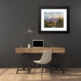 thumbnail image 4 of Matthias Rudolf Toma 24x20 Black Modern Framed Museum Art Print Titled - Landscape with Mountain Torrent and Castle in the Distance, 4 of 5