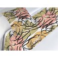 thumbnail image 3 of Floral Design Bed Runner Set, Modern Silhouettes of Garden Scene Rose Flowers Pastel Colors, Decorative Bedding Scarf & a Pillow Sham for Hotels Homes, Twin, Pale Olive Green Apricot, by Ambesonne, 3 of 3