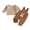 Brown, variant on RUINIXCW Baby Boy Outfit, Long Sleeve Striped T-shirt with Dinosaur/Owl Overall Pants Infant Outfit for Casual Daily