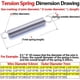 thumbnail image 3 of Home Maintenance Extension Spring Steel Stainless 0.8mmx10mm 180mm (1Pcs), 3 of 4