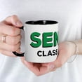 thumbnail image 5 of CafePress - Senior Class 2017 Green Mug - 11 oz Ceramic Mug - Novelty Coffee Tea Cup, 5 of 6