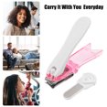 thumbnail image 3 of Unique Bargains 1 Pcs Nail Clippers Portable Nail Clipper for Nail Care Stainless Steel Pink, 3 of 7