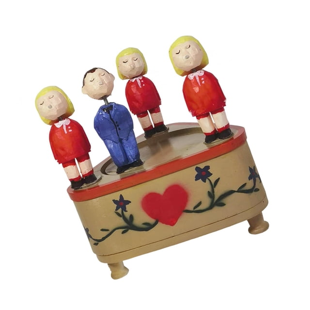 Hi,Fancy Poupée Embrassante Boîte à Musique Machine à Sons Créative pour Filles Garçons Enfants Style A