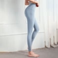 thumbnail image 3 of Sevpuikl Women's High-Waisted Butt-Lifting Leggings with Tummy Control, Opaque, Elastic, Soft and Stretchy for Yoga and Running(Blue,S), 3 of 6