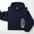thumbnail image 5 of Virgen de Guadalupe Hoodie, Unisex Religious Pullover, Classic Cotton Printed Hoodie for Men and Women, Spiritual Gift Apparel, 5 of 7