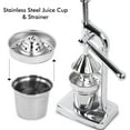 thumbnail image 5 of Cast Iron Juicer Hand Press,Effective Stainless Steel Manual Juicer Fruit Squeezer, Juice Extractor for Fresh Lemonade Orange Juice, Easy to Clean,Home and Kitchen Essentials, 5 of 7