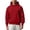 Red, variant on Luvrsol Men's Hoodies Drawstring Sweatshirt Solid Basic Long Sleeve Pullover Tops S-2XL