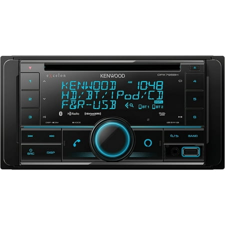 Kenwood - Bluetooth CD Receiver Alexa Built-In Satellite Radio Ready - Black
