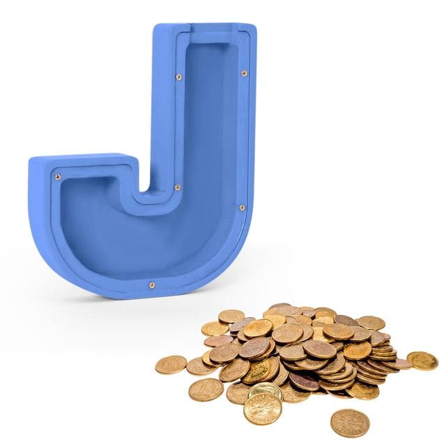 onlyliua ¡ ¡Ofertas Del Día Por Tiempo Limitado! Hucha de Madera con Letras de Colores, Caja de Dinero con Texto Grabado, Regalo para Niños, Regalo de Cumpleaños de Navidad, Decoración Del Hogar