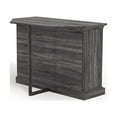 Whalen Allston Barn Door Corner TV Stand for TVs up to 55", Gray