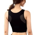 thumbnail image 4 of Female Mesh Stitching Sports Bras Shake Proof Quick Dry Fitness Yoga Bra Tops, 4 of 5