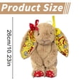 thumbnail image 2 of Cute Themed Bunny Stuffed Animal, Yellow Soft Stuffed Bunny Plush Toy, Decorative Plush Ornament For Collection,Home Decor,Play Holiday Gift Giving, 2 of 2