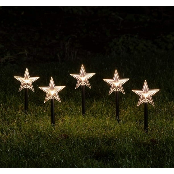 Luces solares para jardín FloreceBien, luces de estrellas para exteriores, luces de estaca impermeables, luces de camino con energía solar para parterres, pasarelas, patios y decoraciones de
