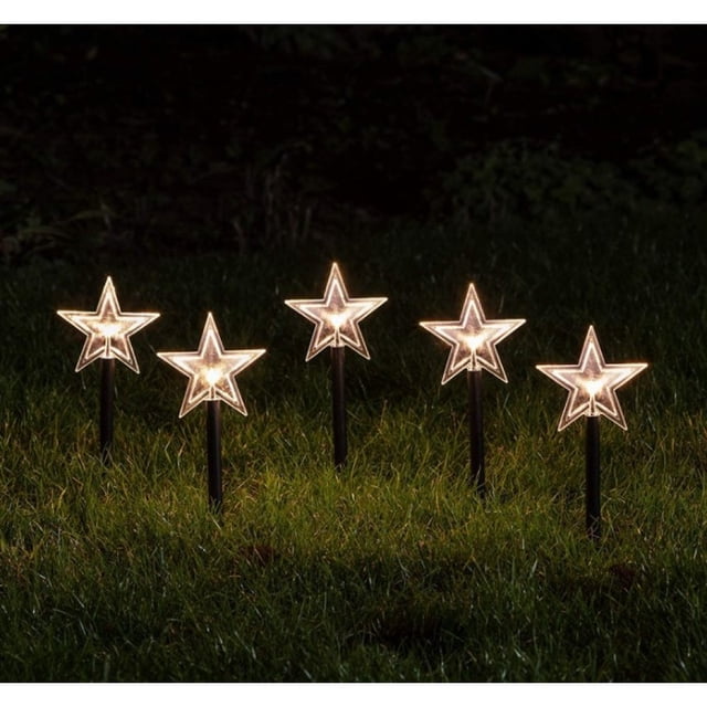 Luces solares para jardín FloreceBien, luces de estrellas para exteriores, luces de estaca impermeables, luces de camino con energía solar para parterres, pasarelas, patios y decoraciones de