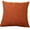Orange, variant on Polyester/Linen Blend Cushion Cover Pillow Case Pack of 2, 20''x20'' (With or Without Inserts)