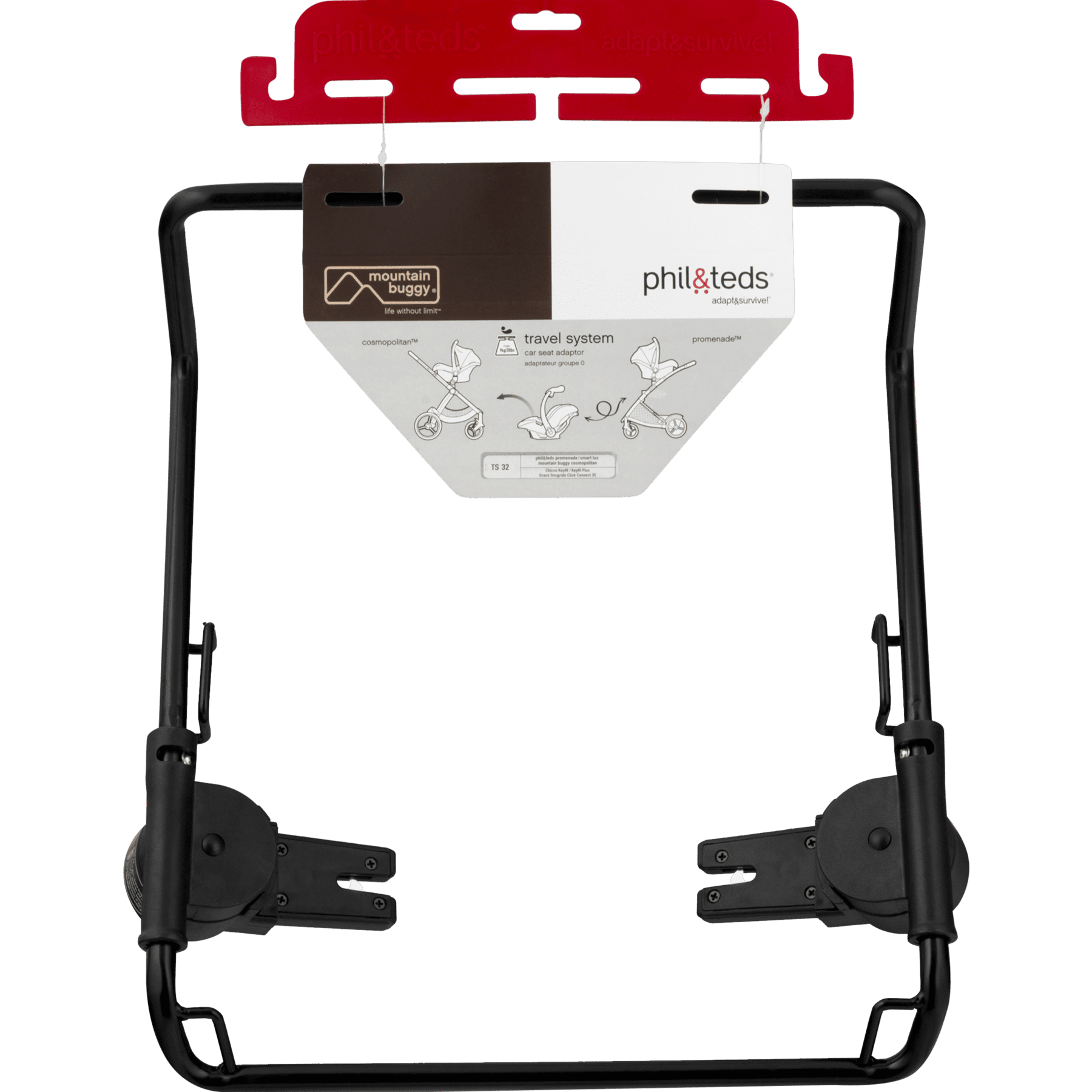 Phil and teds car seat adaptor top