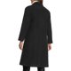 thumbnail image 3 of Abrigo largo de mujer de invierno con solapa de muesca, doble botonadura, de longitud media, color negro, 3 of 6