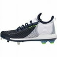 thumbnail image 2 of Under Armour Bryce Harper 4 Low Men's Metal Baseball Cleats, White / Navy, 11, 2 of 2