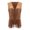 Brown, variant on Women Fashion Solid Fringe Vest Vintage Vest Sleeveless Jacket Top 1950s Cardigan Woman Long Sweater Cardigan Cardigan Sweater with Buttons Holiday Cardigans for Women Tan Open Sweater Light Cardigan