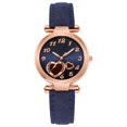 thumbnail image 2 of Price Down Sfonq Watches for Women Love Ladies Watch Leather Strap Analog Quartz Fashion Temperament Ladies Watch Mothers Day Gift,As shown Buy 2 Save 10%, 2 of 6