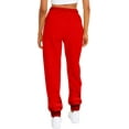 thumbnail image 3 of Grianlook Womens High Waisted Sweatpants Drawstring Jogger Sweat Pants Cinch Bottom Workout Gym Trousers with Pocket Red 2XL, 3 of 3