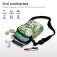 thumbnail image 7 of HELLHERO Crossbody Bags Polyester 2 Layers Underarm Shoulder Bag for Daily Use, Tropical Leaves Leopard, 7 of 7