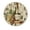 FFclock038, variant on ZXCXRQFa Grapes Wine Glass Bottle Clock Wall Decor Battery Operated Floral Clocks Spring Wall Clocks Round Desk Clock 10 in Non Ticking Analog Bathroom Clocks