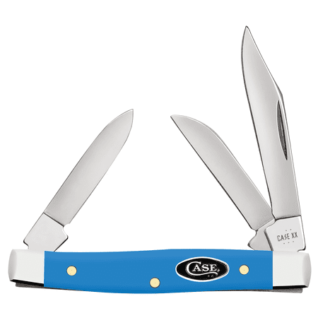 Case XX Knives Small Stockman Light Blue Synthetic Stainless Pocket Knife