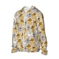 thumbnail image 2 of KLL Music Dancing Cat Print Men's Women’s UPF 50+ Sun Protection Outdoor Hoodie Jacket Long Sleeve Fishing Hiking Performance Shirt-Small, 2 of 6