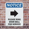 thumbnail image 4 of (2 Pack) Please Ring Door Bell OSHA Notice Sign 18 Inch X 24 Inch Indoor / Outdoor Rust-Free Aluminum Metal Signs for Workplace, Workshop, and Construction Site, Made in the USA, 4 of 8