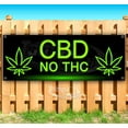 thumbnail image 1 of CBD No THC 13 oz Vinyl Banner With Metal Grommets, 1 of 4