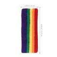thumbnail image 6 of 1 Set of Sports Wristband Hairband Rainbow Sweat-absorbent Hairband for Fitness, 6 of 6