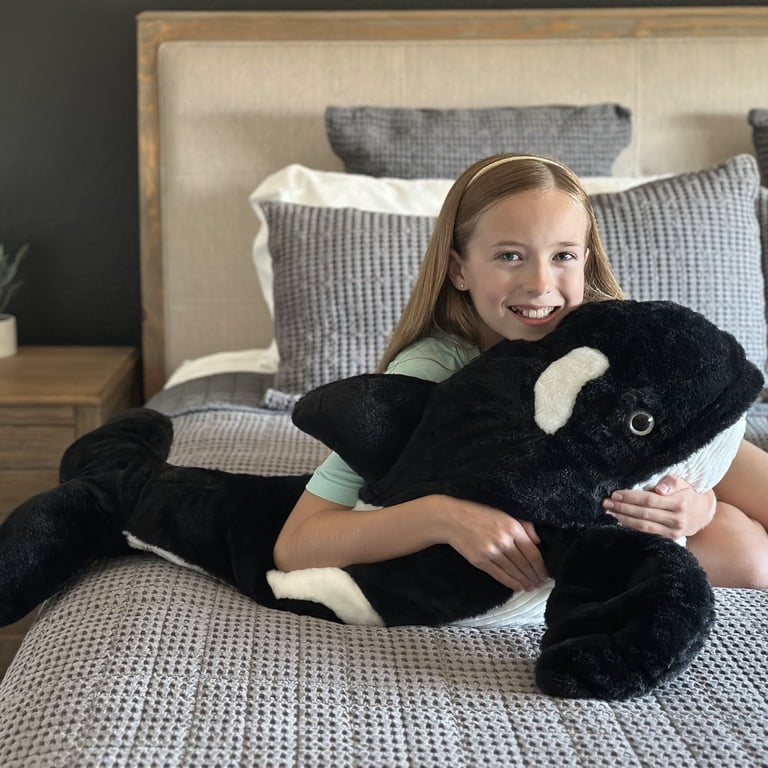 Tezituor Orca Stuffed Animal, 39.4 Inches, Glow in Dark photo 3