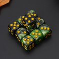 thumbnail image 4 of HUGFEGWE 10pcs Six Sided 12mm Transparent Cube Round Corner Portable Table Playing Games Dice Bag with Pockets CJB91-97493, 4 of 8