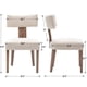thumbnail image 2 of Sillas de Comedor RIVOVA Juego de 2 Tapizadas en Lino Beige 52x58x86 cm, 2 of 8