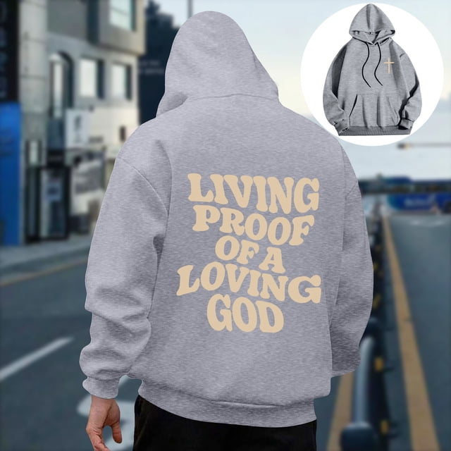 MHFRRA Sudadera Informal con Capucha y Manga Larga para Hombre con Diseño Estampado para Primavera y Otoño, Cómoda para Uso Diario Púrpura