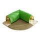 thumbnail image 3 of Cama para gatos Túnel de juegos Juguete para gatos Túnel de juegos para mascotas Cueva para gatos Hurón Gatito Interior verde, 3 of 9