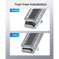 thumbnail image 4 of ORICO 40Gbps M.2 NVMe SSD Enclosure with Cooling Fan, Tool-Free Installation Aluminum Crystal NVMe Case, Support 2280 M2 Solid State Drive, Compatibl, 4 of 7