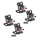 thumbnail image 5 of De Pedales De Aleación De Aluminio Para Bicicleta De Fitness, Pedales De Ejercicio Para Ciclismo, Pedales De Bicicleta Multiusos Para Bicicleta Giratoria 1 Par Guardurnaity OD010382-02, 5 of 7