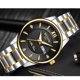 thumbnail image 3 of Mirar Irfora WLISTH S901 Reloj de pareja clásico y elegante Reloj de pulsera de cuarzo multifuncional para él y para ella Reloj de vestir informal de negocios para hombres y mujeres con calendario / L Irfora Mirar, 3 of 7