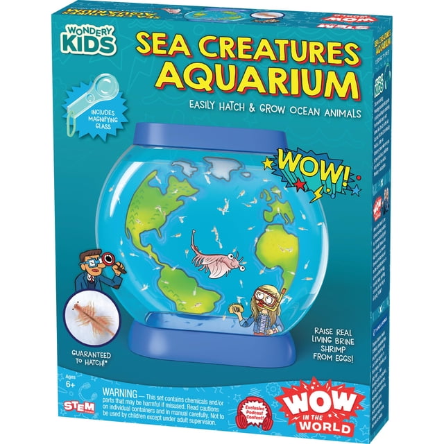 Juguete Aquarium Hatch & Raise Real Brine Shrimp STEM para 6 o más niños
