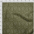 thumbnail image 4 of oneOone Cotton Silk Dark Olive Green Fabric Asian Paisley Craft Projects Decor Fabric Printed By The Yard 42 Inch Wide, 4 of 4